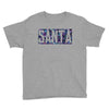santa colorful glitter Youth Tee