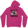 still plays with trucks family matching Unisex Hoodie
