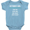 October Girl Baby Onesie