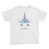 birthday unicorn family series brother Youth Tee