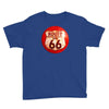route 66 sign distressed, ideal birthday gift or present Youth Tee