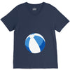 Blue Beachball Baby Boy V-Neck Tee