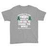 education is the most pwerful weapon you can use to change the world l Youth Tee