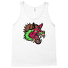 pink punk wolf Tank Top