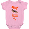 Sleeps With German Shepherd Baby Onesie