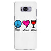 peace love wine Samsung Galaxy S8 Plus