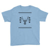 ugly deer christmas Youth Tee