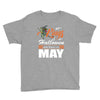 Halloween Kings Are Born In May Youth Tee