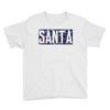 santa colorful glitter Youth Tee