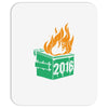 2016 dumpster fire Mousepad
