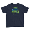 i bleed blue and green Youth Tee
