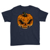 skull pumpkin Youth Tee