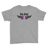 angel wing believe breast cancer Youth Tee