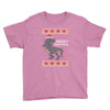 ugly dinosaur merry christmas Youth Tee