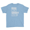 real men shoot raw Youth Tee