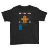 cookie monster gingerbread man ugly christmas sweater Youth Tee