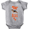Sleeps With German Shepherd Baby Onesie