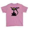 black cat Youth Tee