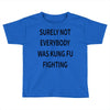 surely not everybody was kung fu fighting Toddler T-shirt
