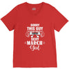 sorry this guy is already taken by a super sexy  march girl V-Neck Tee