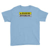 warning offensive mens funny Youth Tee
