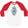 wizard pizza 3/4 Sleeve Shirt