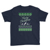 merry christmas ugly christmas sweater Youth Tee