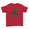 liver ribbon and rose Youth Tee