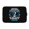 Fishing Papa Laptop cover