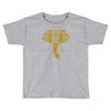 tribal print elephant geometric gold animals cool Toddler T-shirt