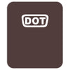 2x dot sticker vinyl decal d.o Mousepad
