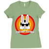 too hip to hop   bunny easter Ladies Fitted T-Shirt
