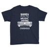 driver picks the music passenger shuts his cakehole Youth Tee