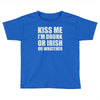 kiss me i'm drunk or irish Toddler T-shirt
