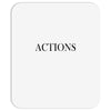 actions Mousepad