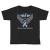 my hero is now my angel stomach cancer awareness Toddler T-shirt