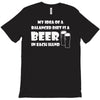 a balanced diet is a beer in each hand T-Shirt