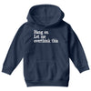 hang on let me overthink this Youth Hoodie