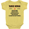 Taurus Woman Baby Onesie