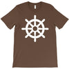 steering wheel sail boat funny T-Shirt
