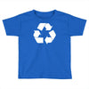 recycle symbol Toddler T-shirt