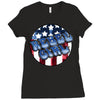 rebel girl 2 Ladies Fitted T-Shirt