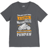 Motorcycles Pawpaw V-Neck Tee