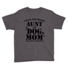 i have two titles aunt and dogmom an i rock them both Youth Tee
