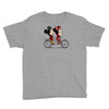 biking down main street Youth Tee