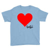 Besties Heart Family Matching Youth Tee