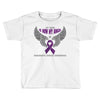 my hero is now my angel pancreatic cancer awareness Toddler T-shirt