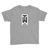 tiger woods white logo Youth Tee