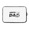 american dad black Laptop cover