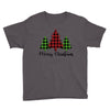 lumberjack tree merry christmas Youth Tee